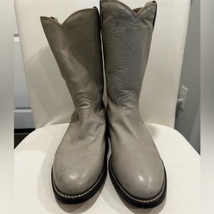 Gray Cowboy Boots